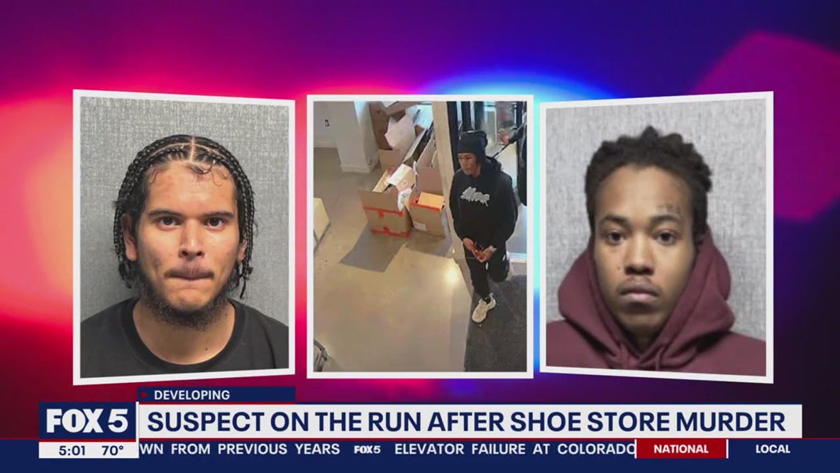 Suspect on the run after Foot Locker murder